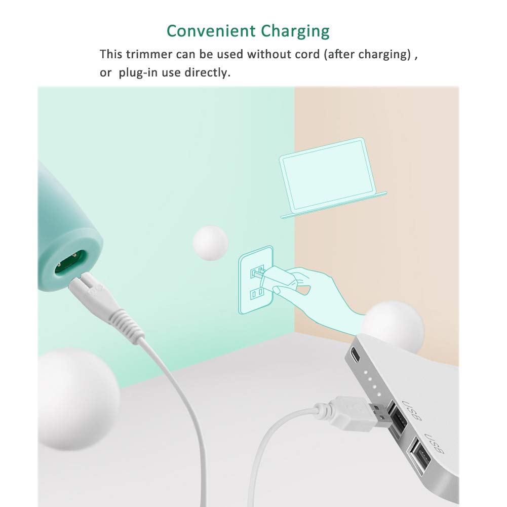 Eanceil includes cleaning brush for quick hair cleanup.