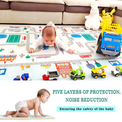 Eanpet baby play mat non-slip surface supports safe crawling and tummy time