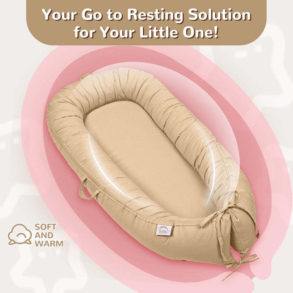 EAQ Baby Lounger double-sided cover offers varied comfort options