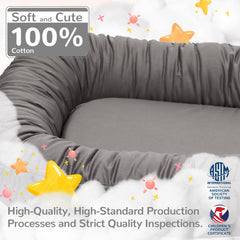 EAQ baby lounger travel-friendly design is easy to move for on-the-go parents