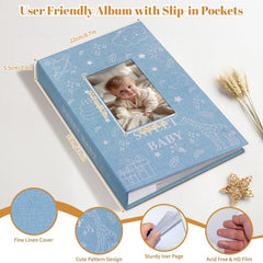 EARLY MINDS acid-free pages protect photos for long-lasting memories