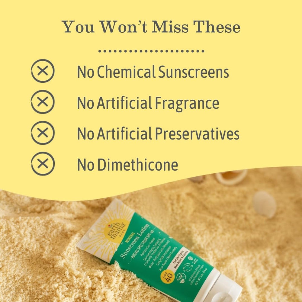 Earth Mama Baby Mineral Sunscreen Lotion after swimming ready for reapplication