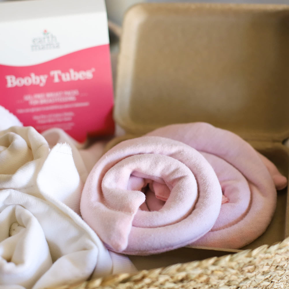 Organic cotton shell of Booby Tubes encases soft flax seed