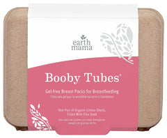 Earth Mama Booby Tubes packaging shows eco friendly gift ready set