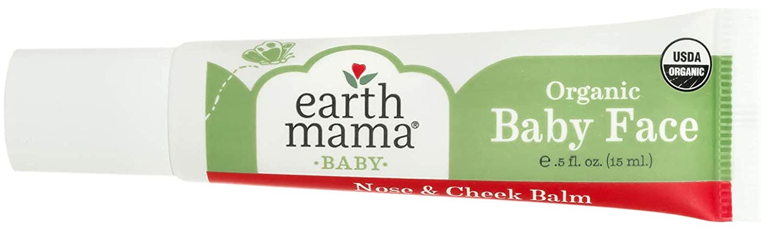 Earth Mama Calendula Baby Oil bottle, fragrance-free option for massage and skin nourishment.