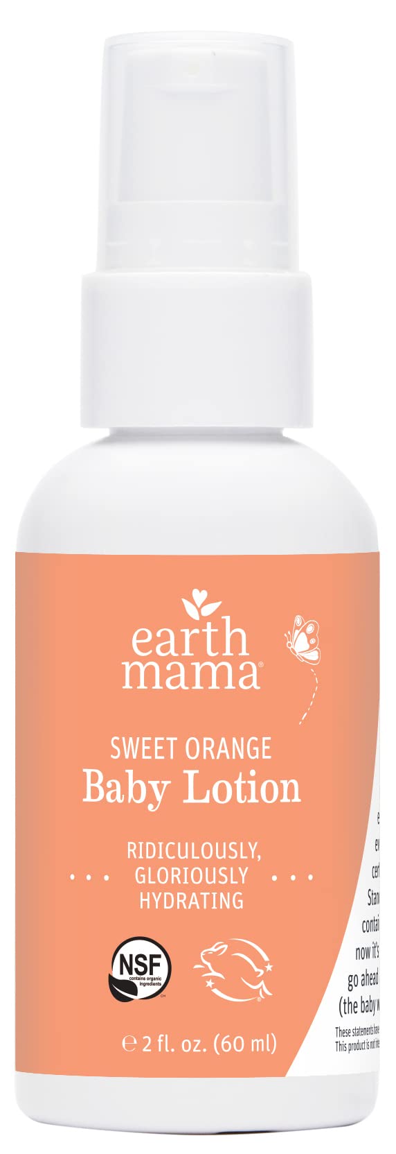 Earth Mama baby face nose cheek balm close-up, gentle care for delicate newborn skin.