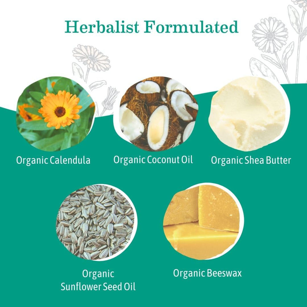 Earth Mama packaging with USDA Organic and EWG Verified logos