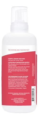 Earth Mama Simply Non-Scents Castile Wash fragrance-free bottle in child-friendly usage