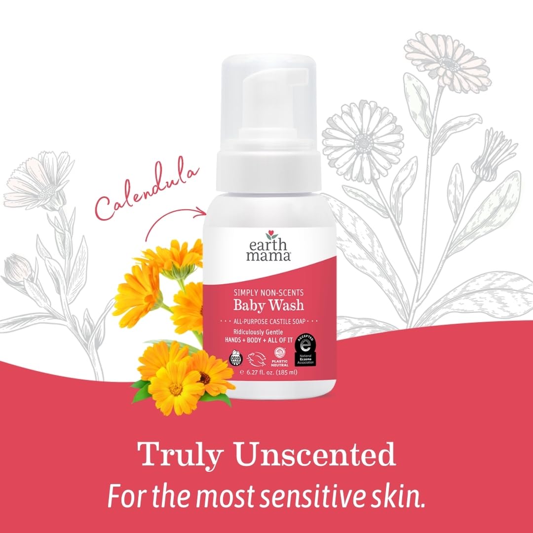 Earth Mama Sweet Orange Baby Wash family-use friendly everyday cleanser