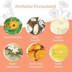 Earth Mama Sweet Orange Baby Wash ingredients panel