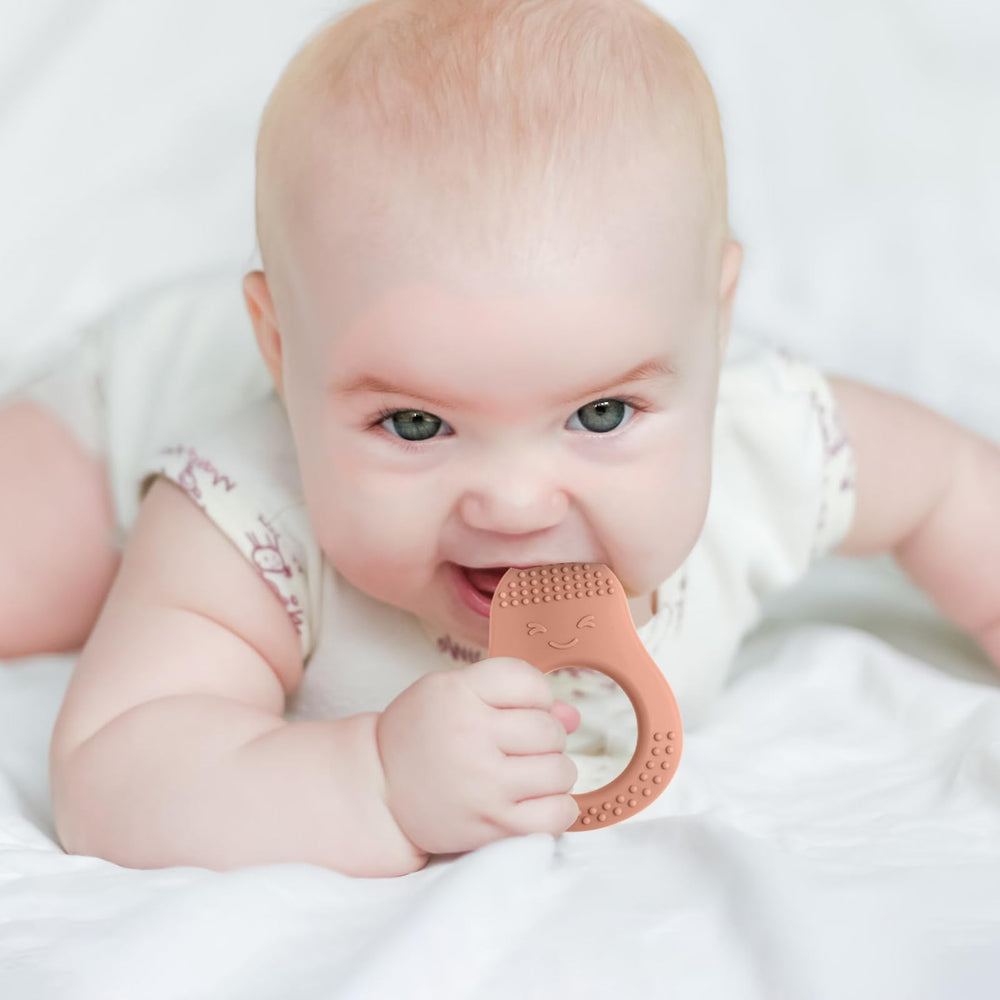 Eascrozn avocado teether dual textures for calming exploration
