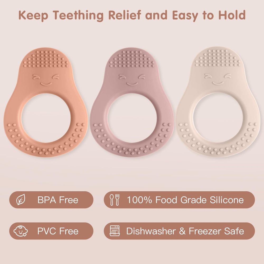Eascrozn avocado teether fridge cooling for a refreshing bite