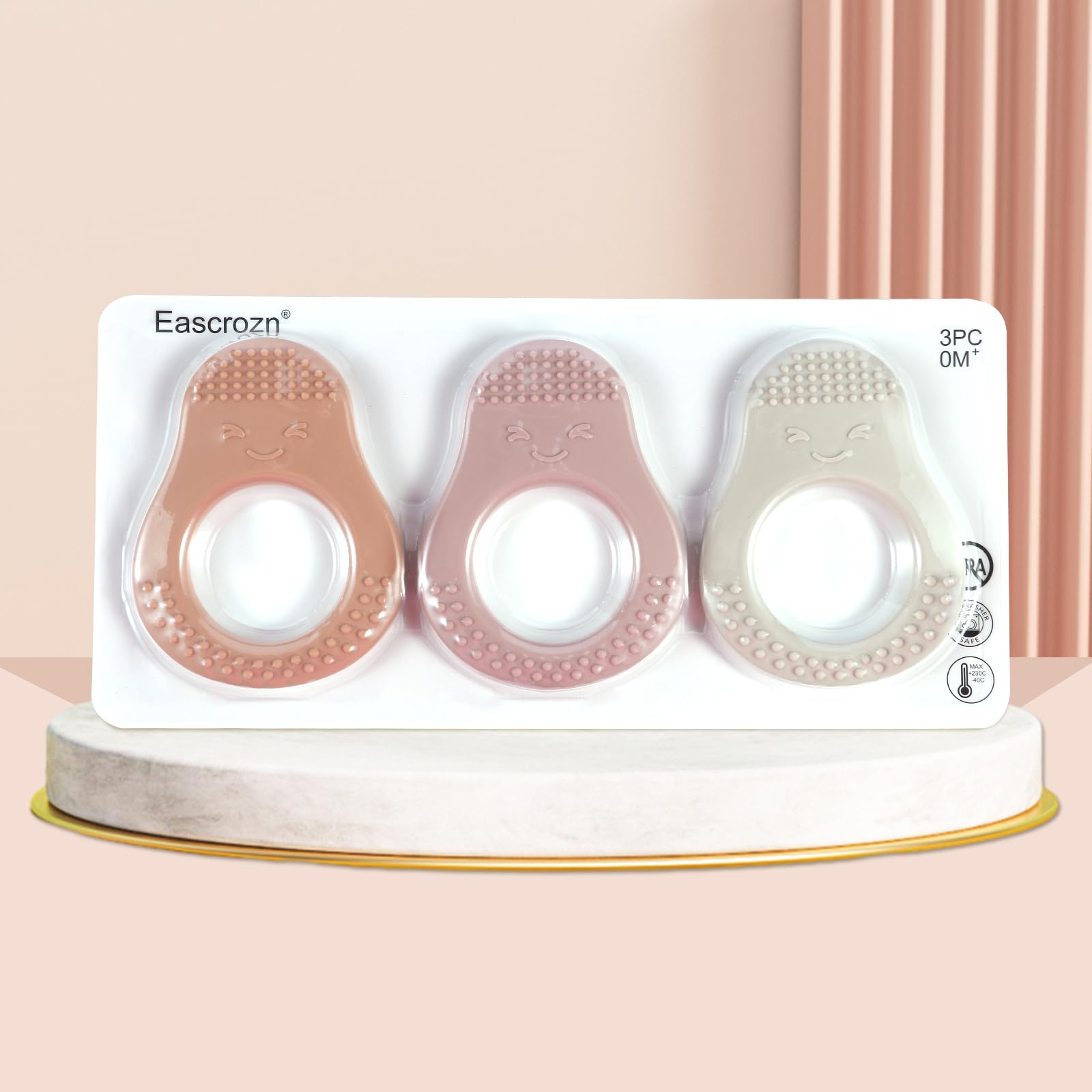 Eascrozn avocado teether gift pack ready for baby showers