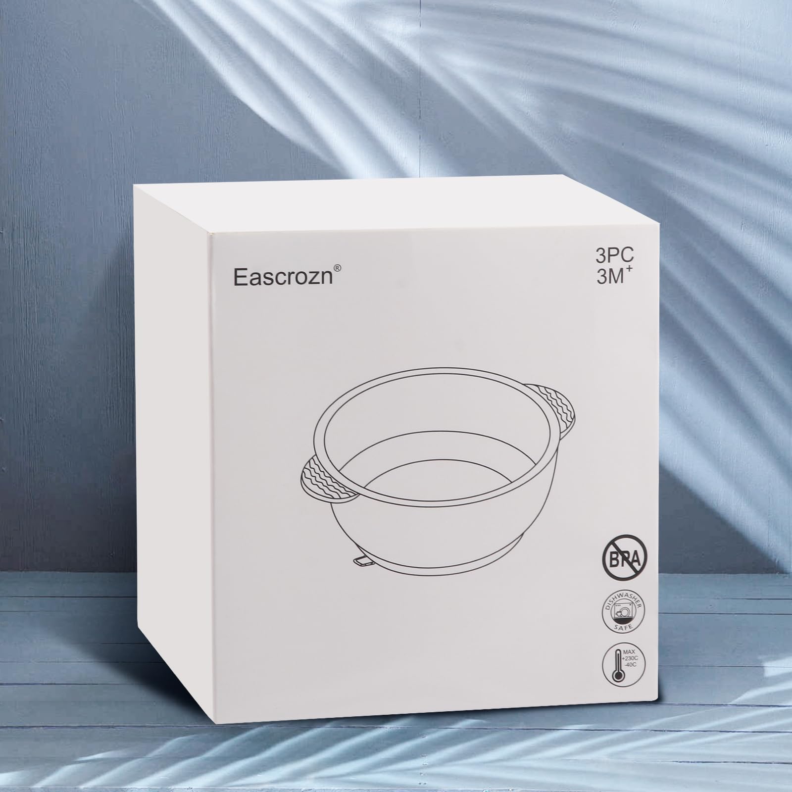 Eascrozn easy-clean silicone bowls are freezer safe for batch-prep snacks
