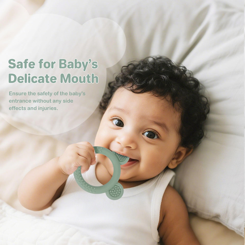Eascrozn teether freezer-safe for cooling relief