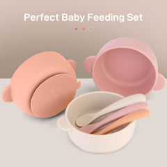 Eascrozn bowls with ergonomic rims for easy scooping
