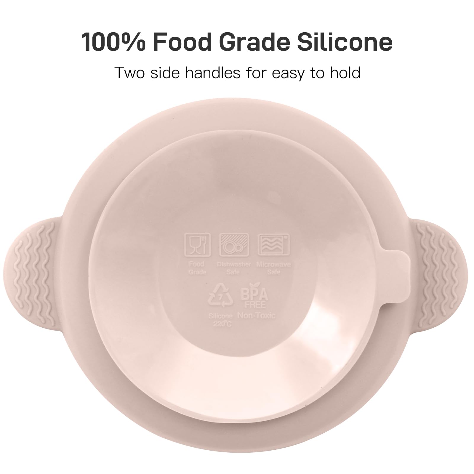 Eascrozn BPA-free silicone protects delicate mouths