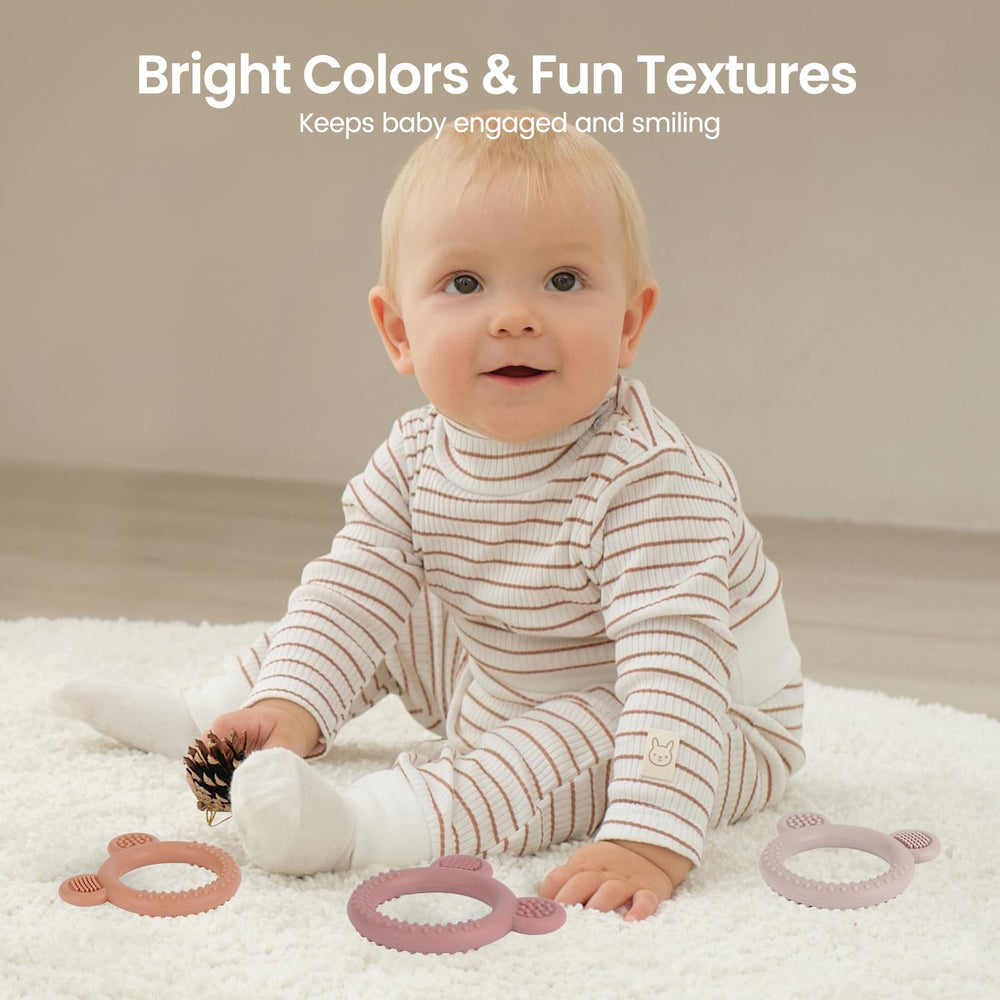 Eascrozn cold-soothing teether cooled for teething comfort