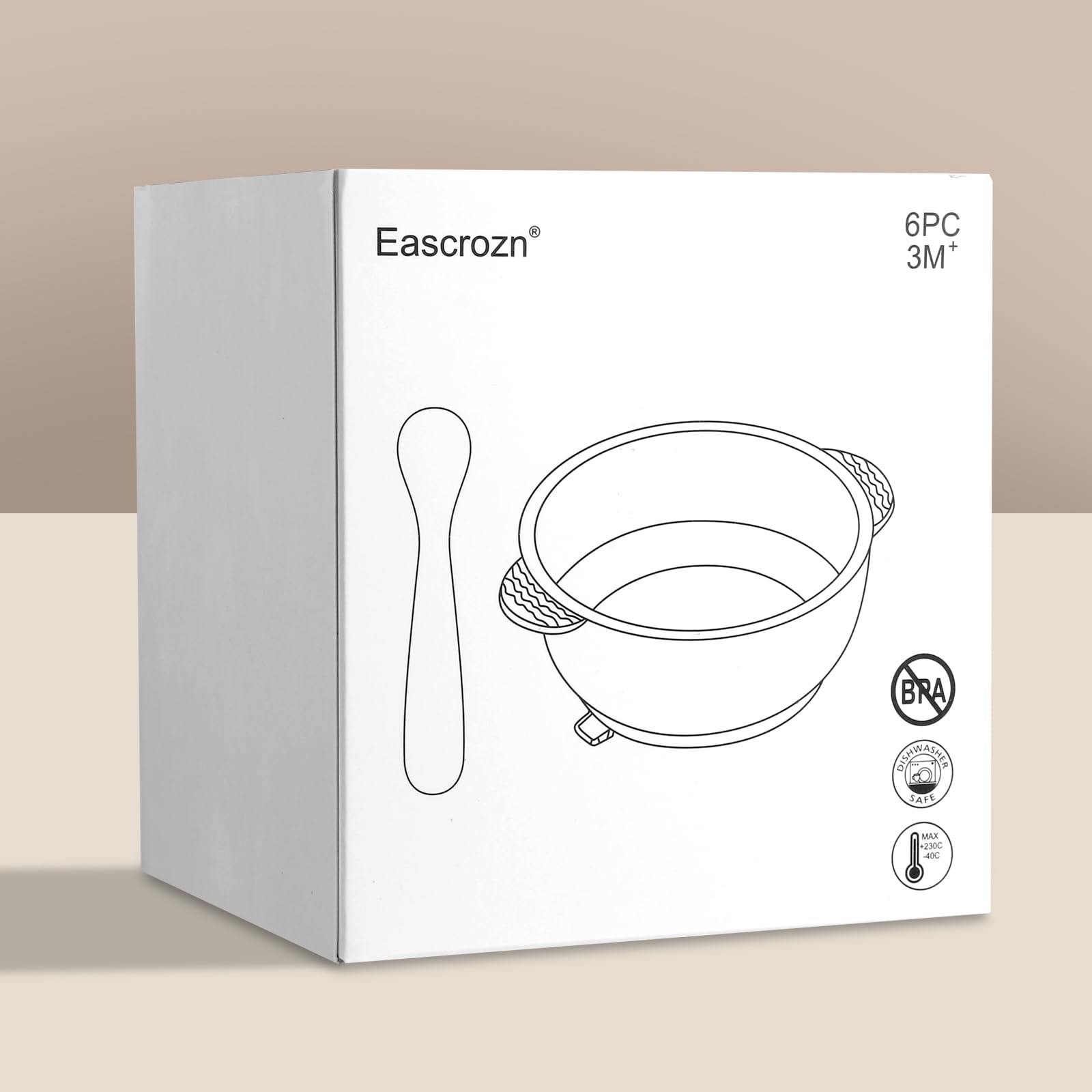 Eascrozn stackable design saves space at home