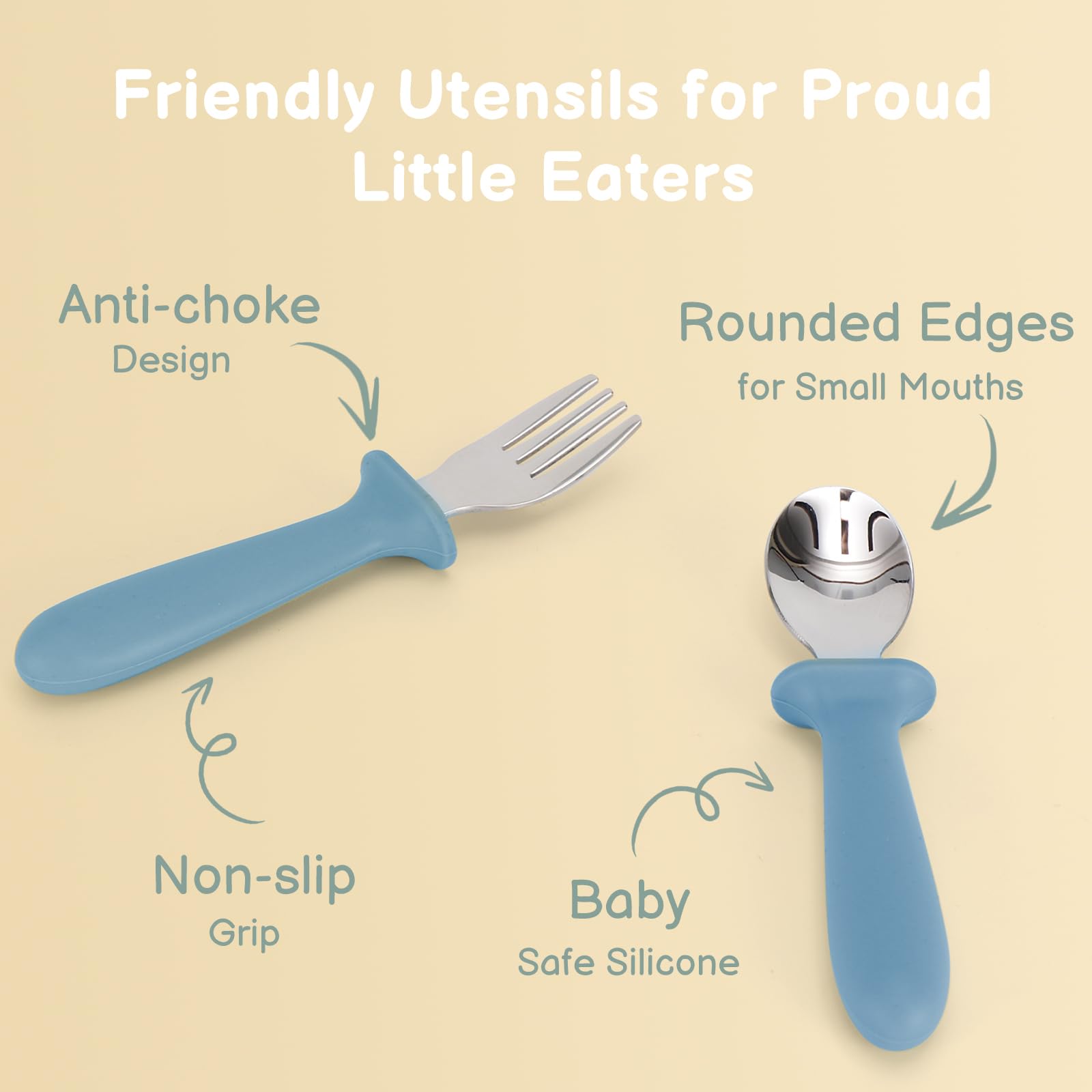 Dishwasher-safe and boil-safe Eascrozn utensils in action.