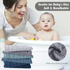 Ease Cubs durable baby washcloths maintain plush softness after many washes.