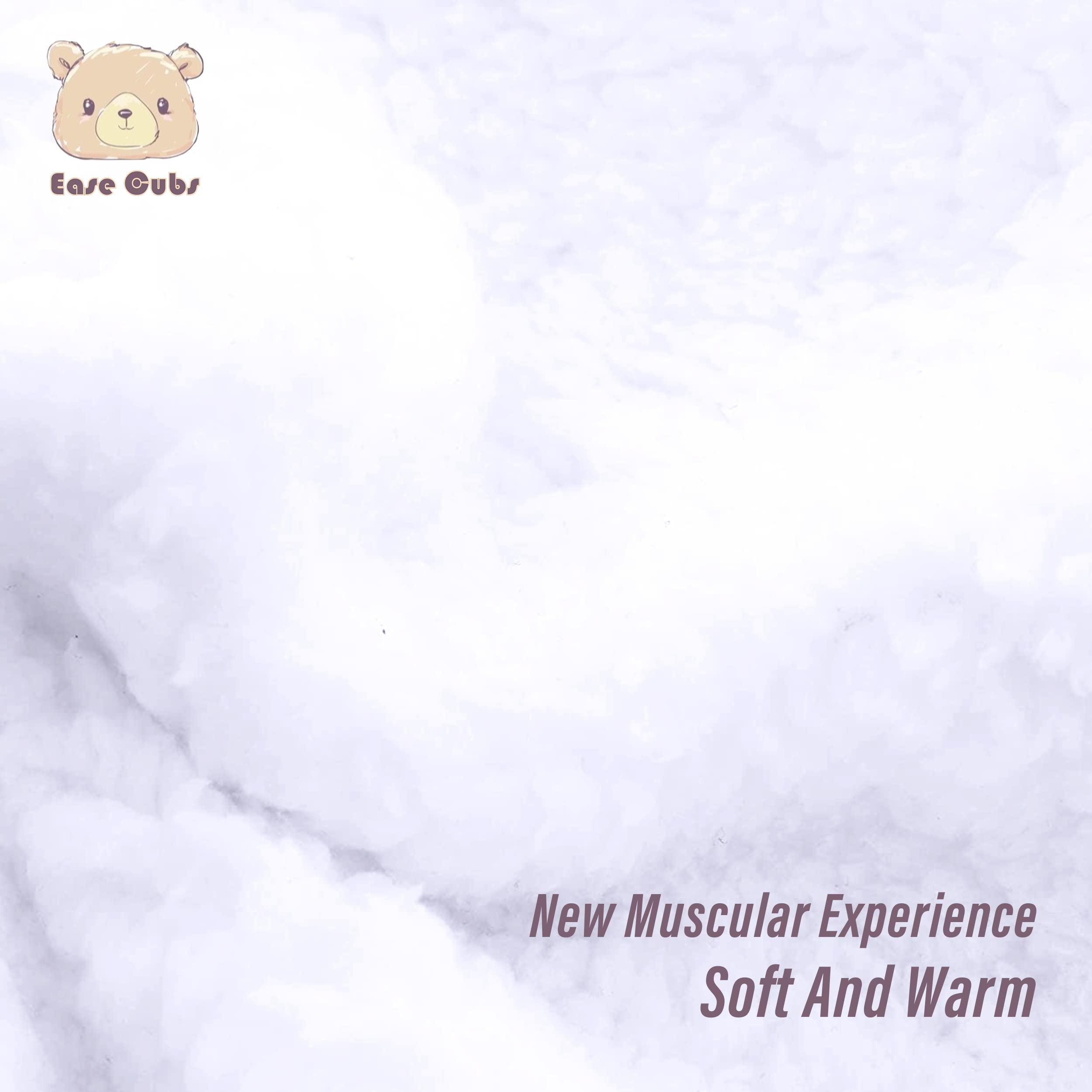 Ease Cubs easy-care sherpa fabric stays soft after washing