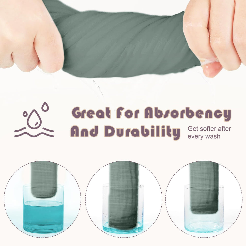 Ease Cubs muslin burp cloths machine washable for easy care and reuse.