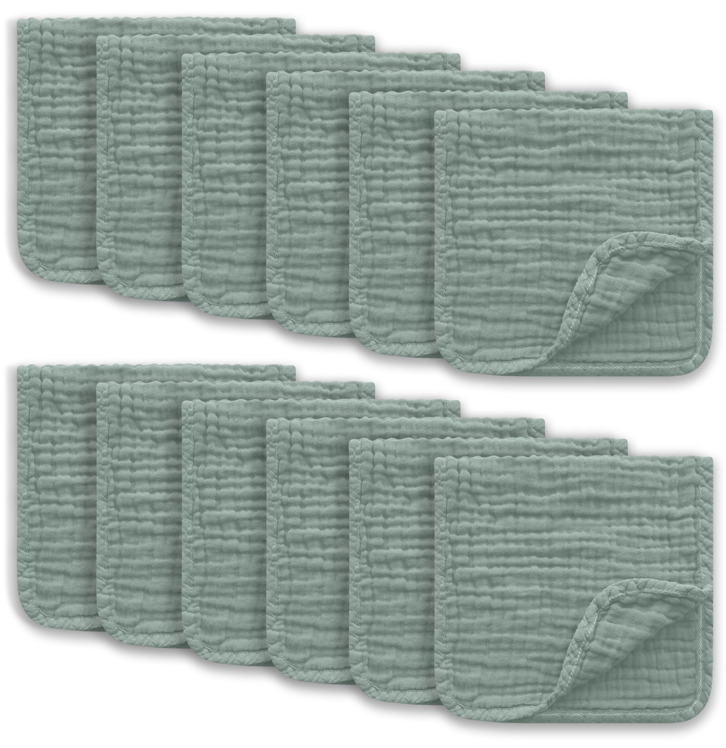 Ease Cubs muslin burp cloths soft texture ideal for baby's delicate skin and comfort.