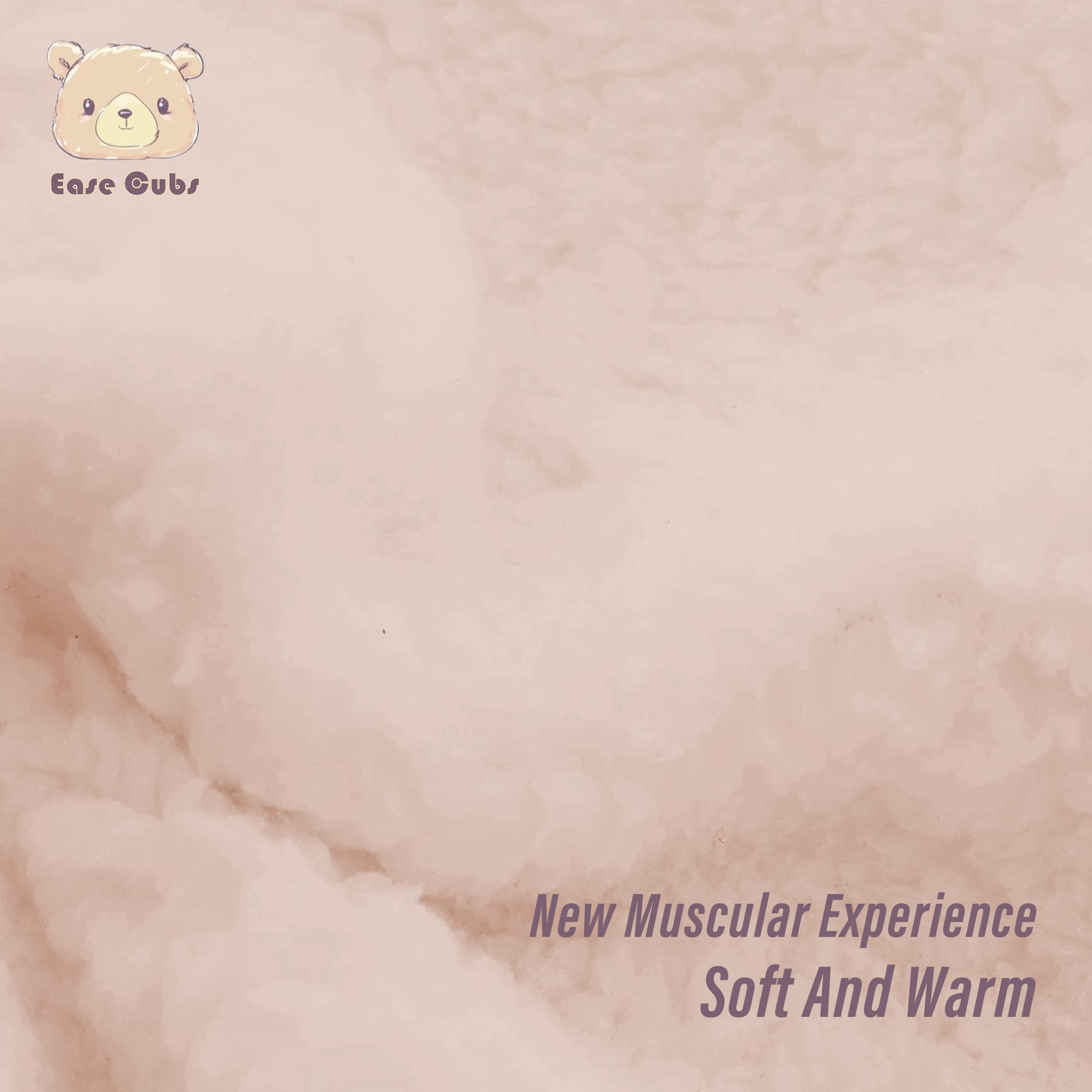 Ease Cubs unisex brown and white colorway suits any nursery while ensuring comfort.