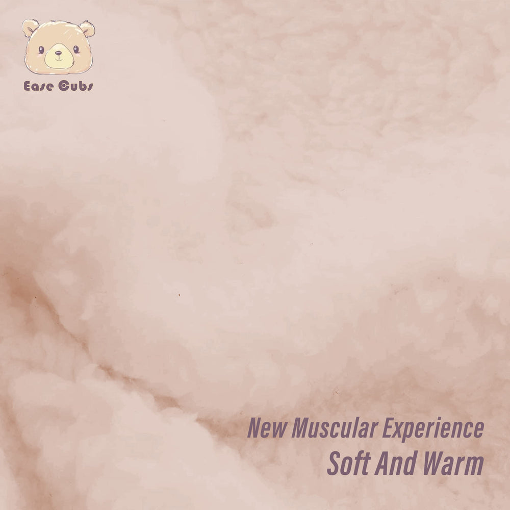 Ease Cubs unisex brown and white colorway suits any nursery while ensuring comfort.