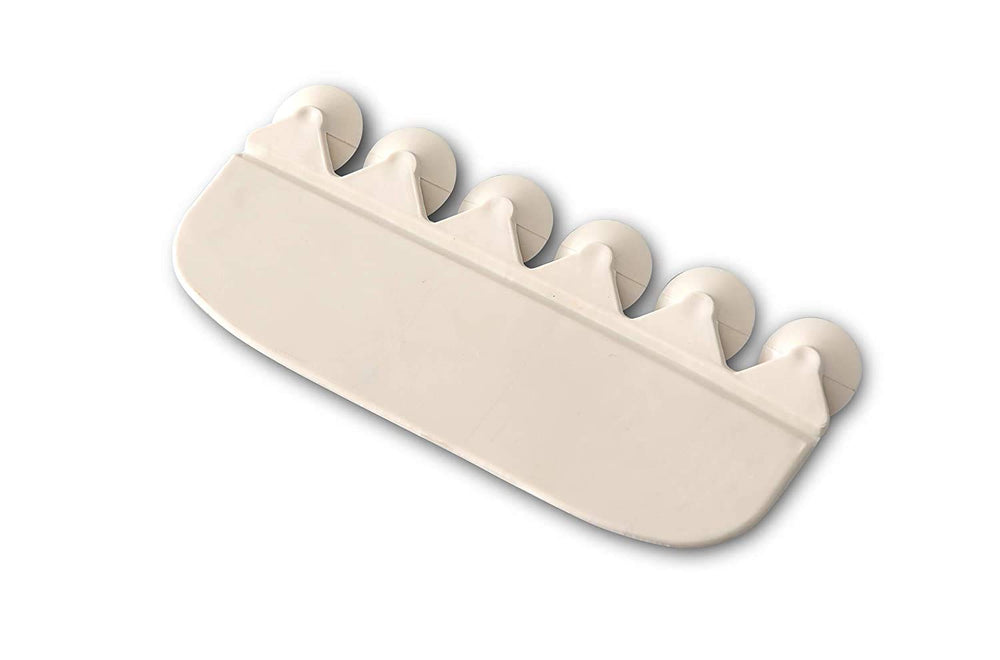 EASICOZI urine deflector side view highlights quick, tool-free installation.