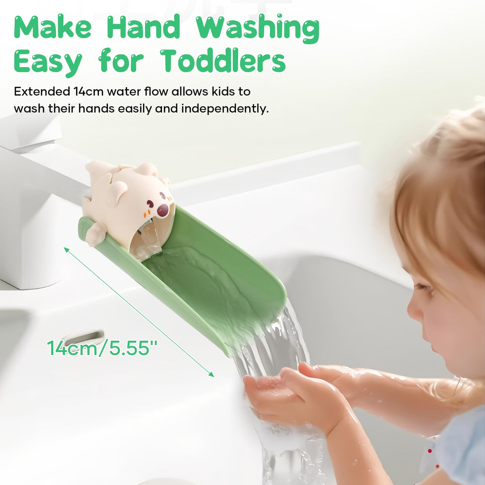 EASICUTI toddler handwashing extension on sink helps kids reach water