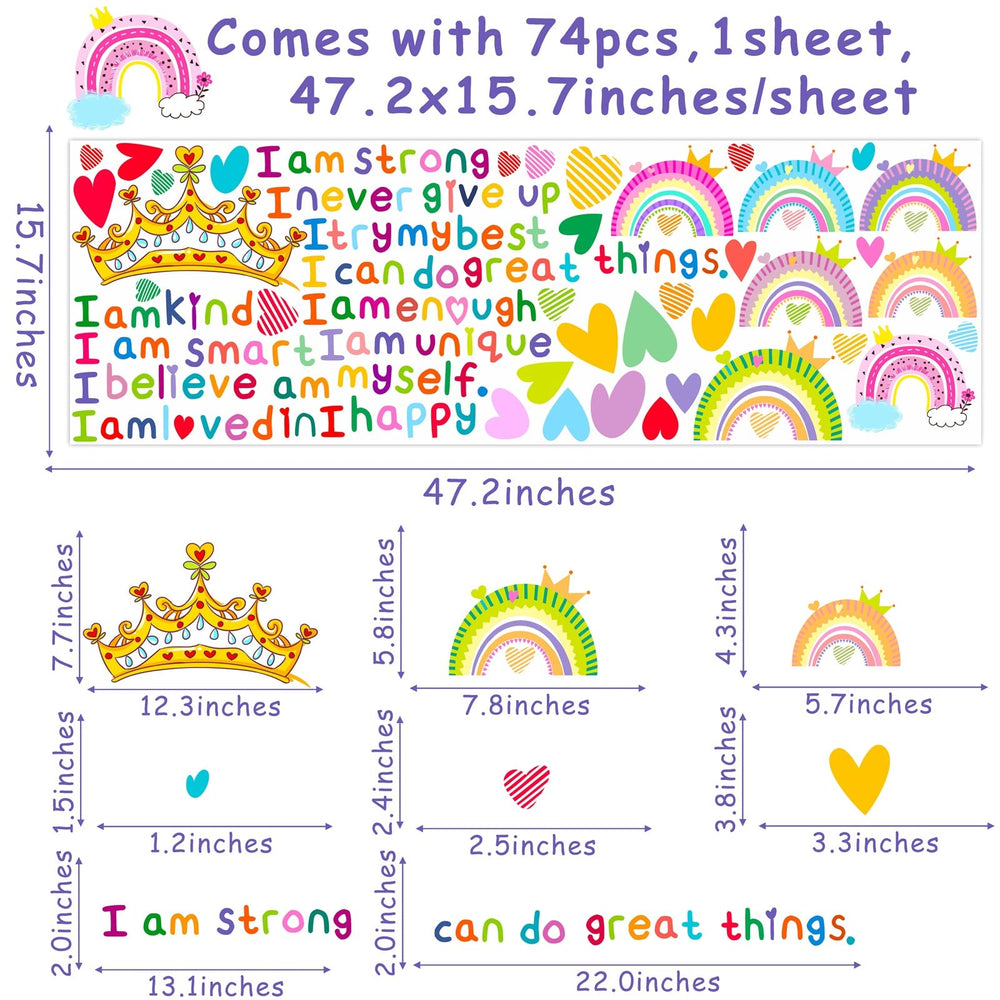 Easma colorful wall art decal enhances kid room décor possibilities