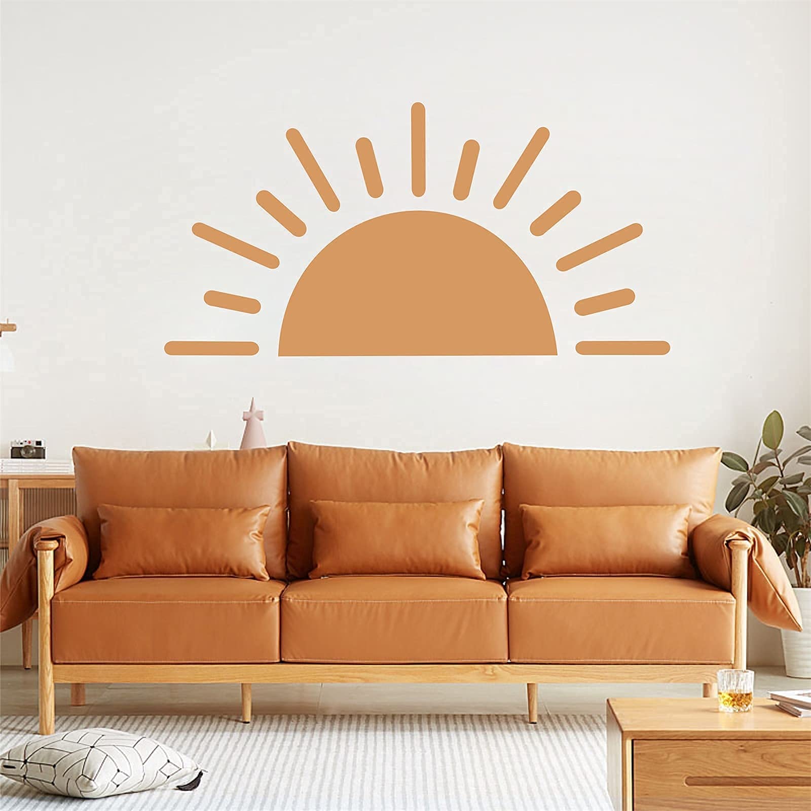 Easma decal on mirror shows versatile placement and easy removal