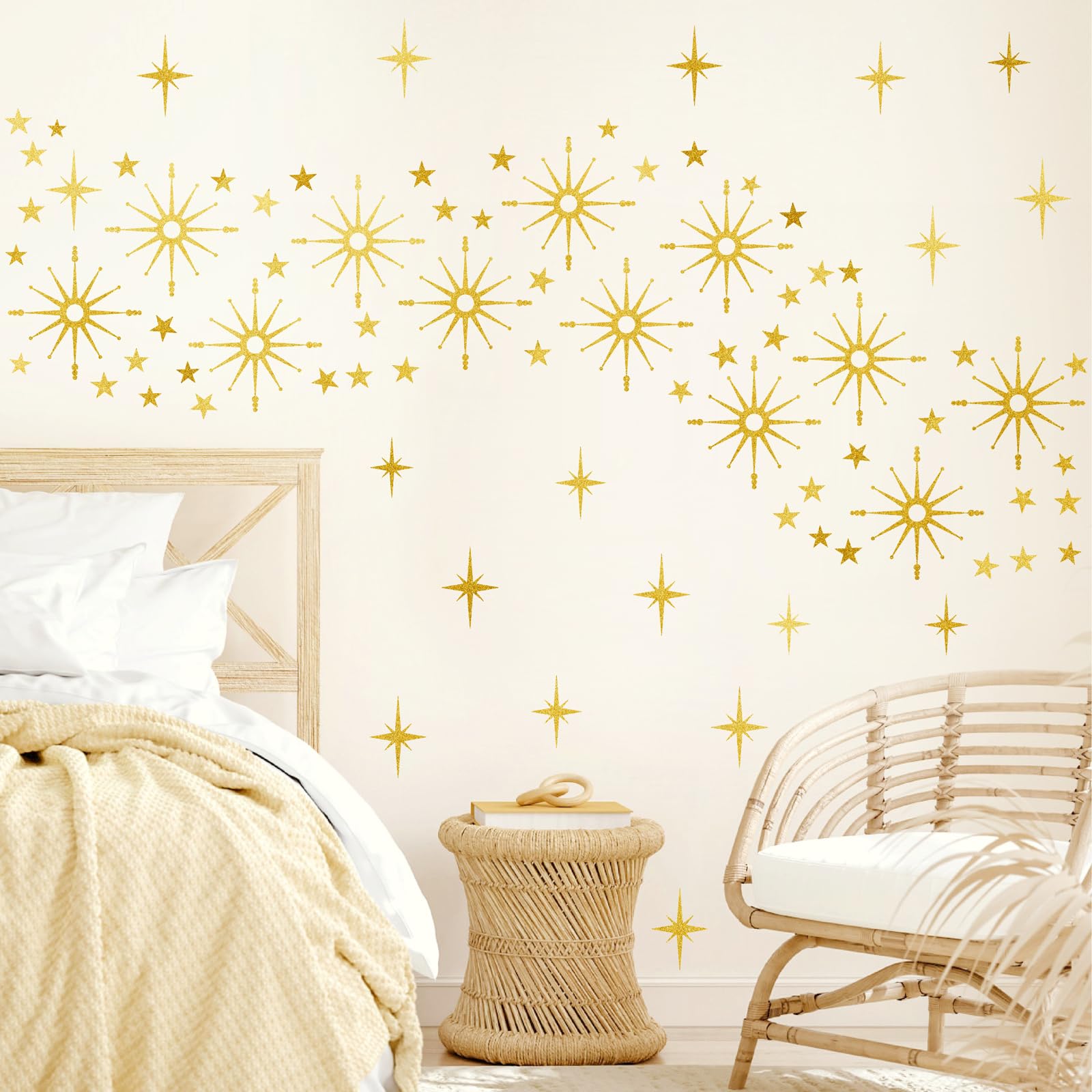 Easma stars add mid-century vibe to nursery or playroom