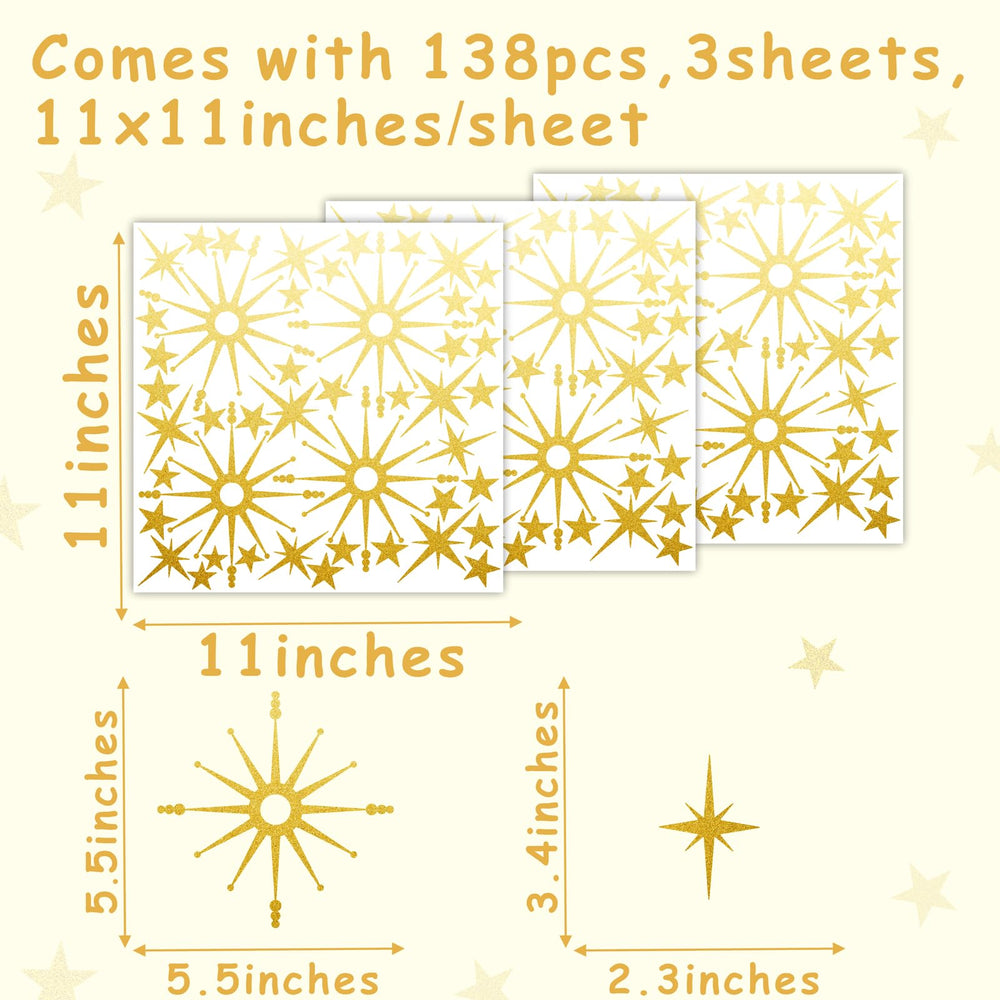 Premium vinyl stars by Easma resist peeling for durable decor