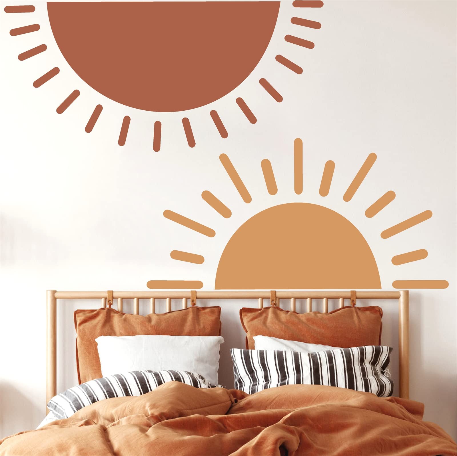 Easma Half Sun wall decal packaging ready-to-use nursery decor