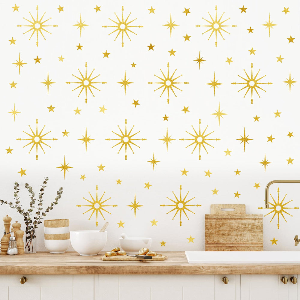 Create ceiling constellation accents in kids' rooms