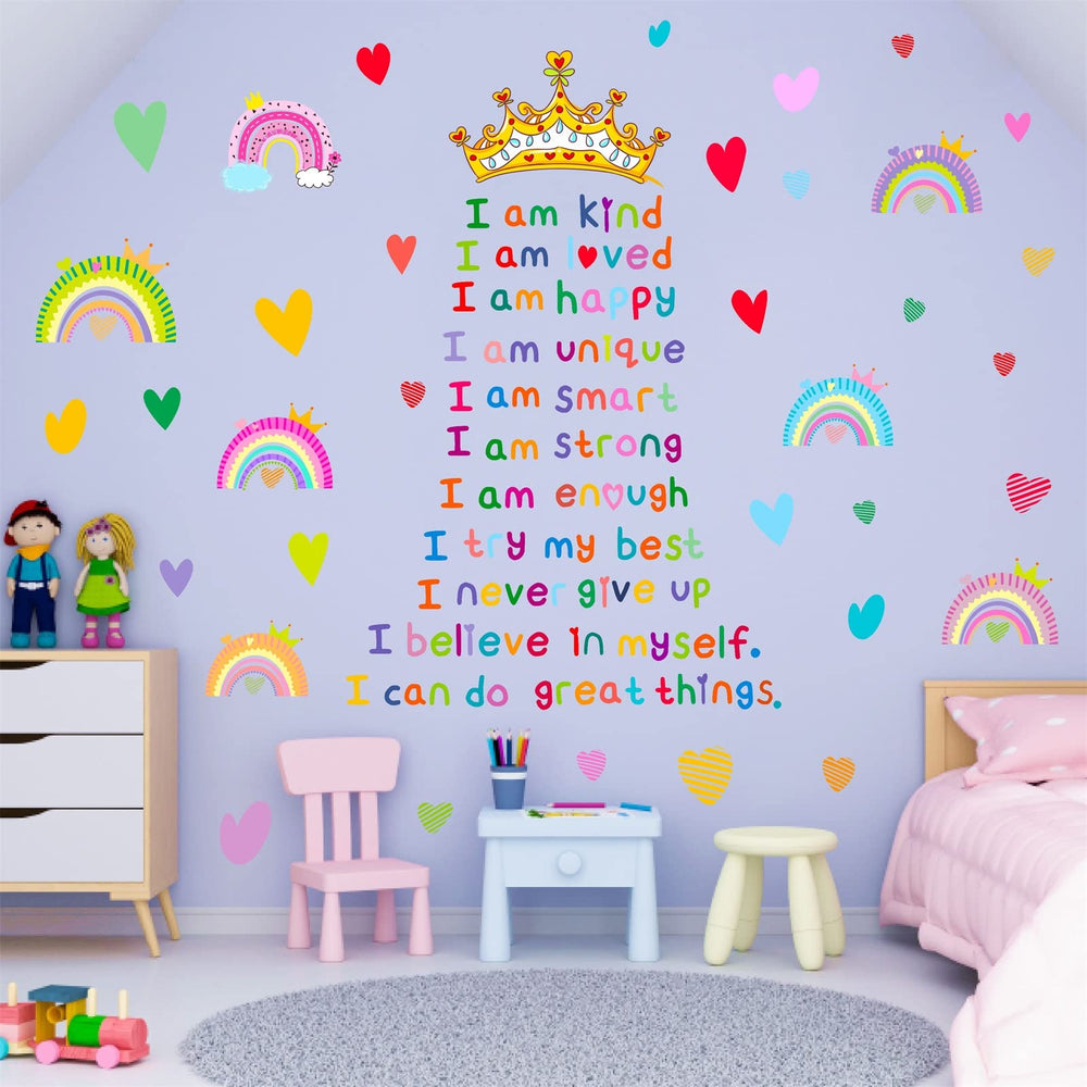 Easma large 15.7 x 47.2 inch wall decal in room