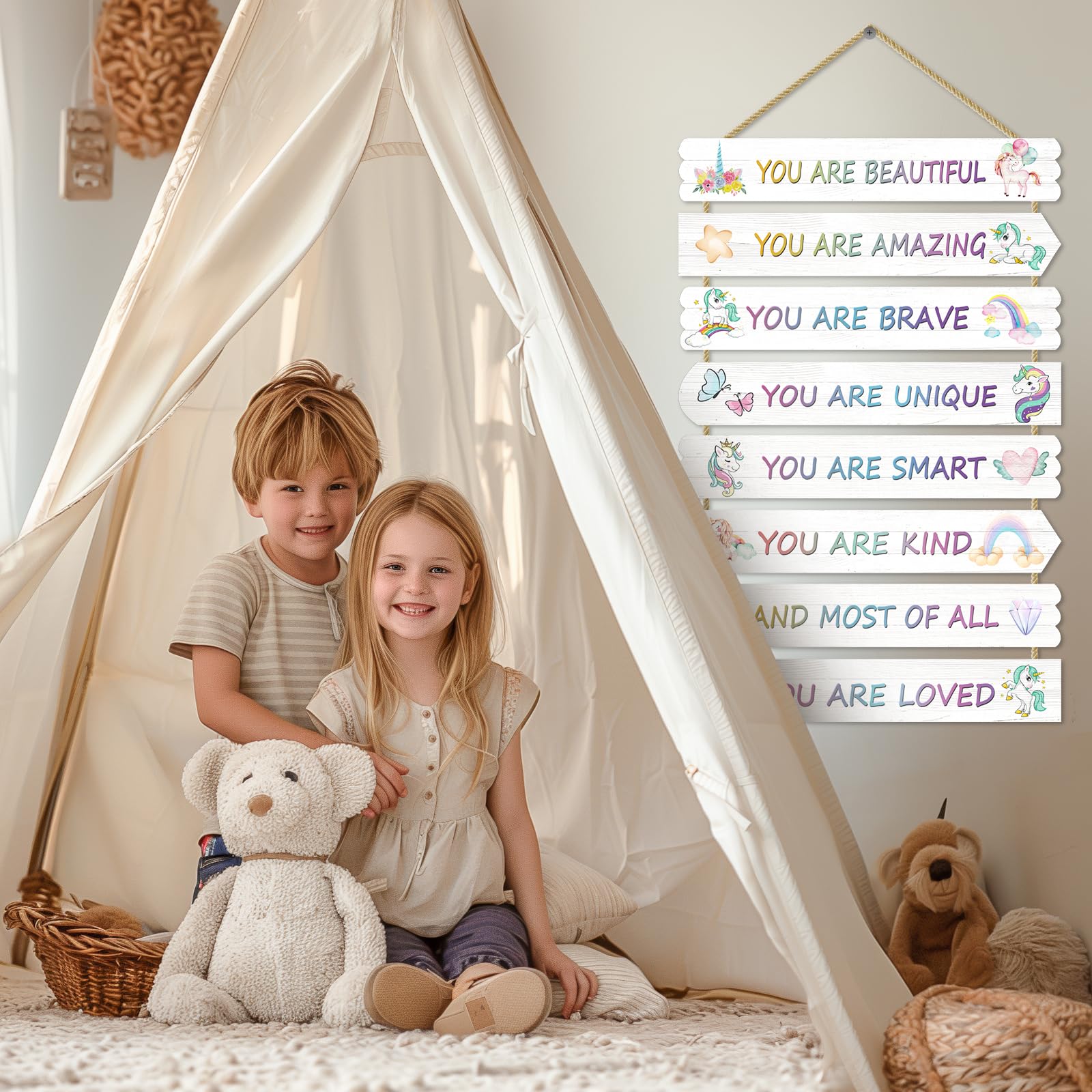 Easozoom baby shower gift wood signs bring thoughtful nursery keepsake.
