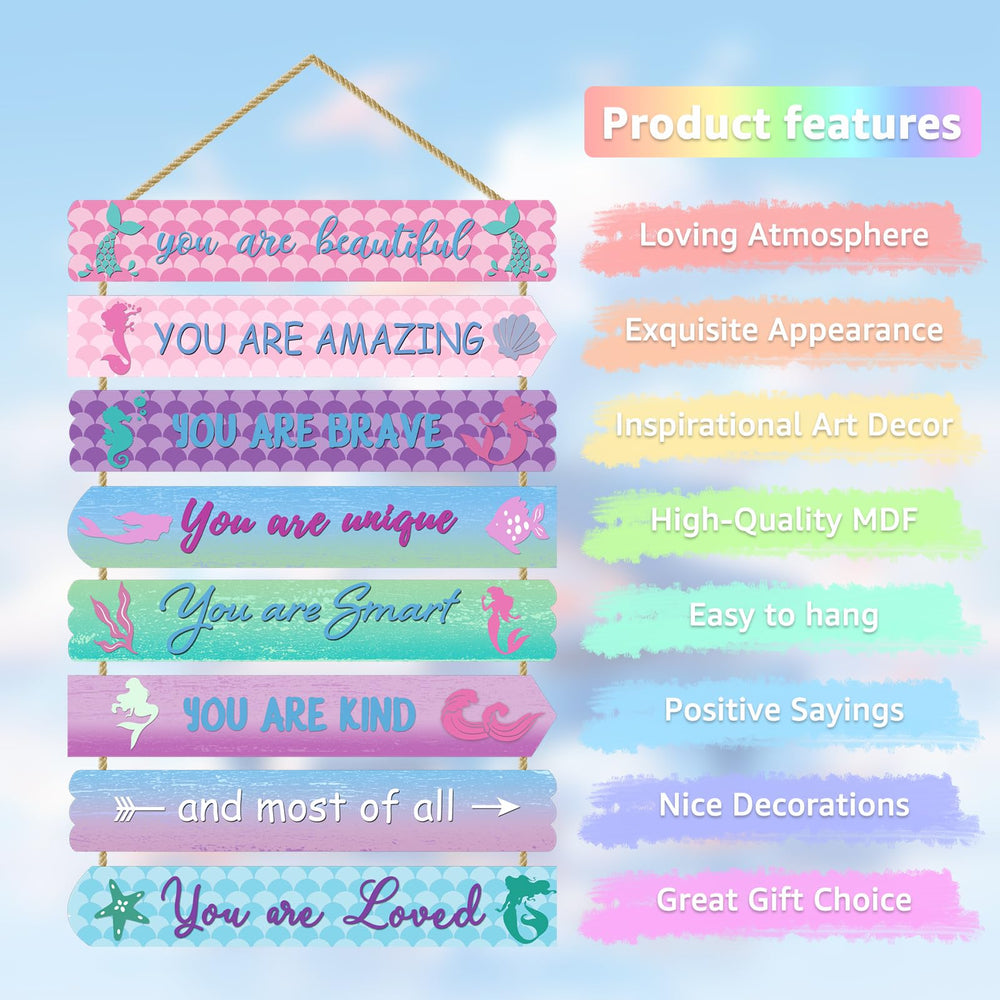 Easozoom butterfly boho wall sign provides pastel charm for princess rooms.