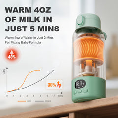 EASTEM bottle warmer with LED panel enables precise temperature control.