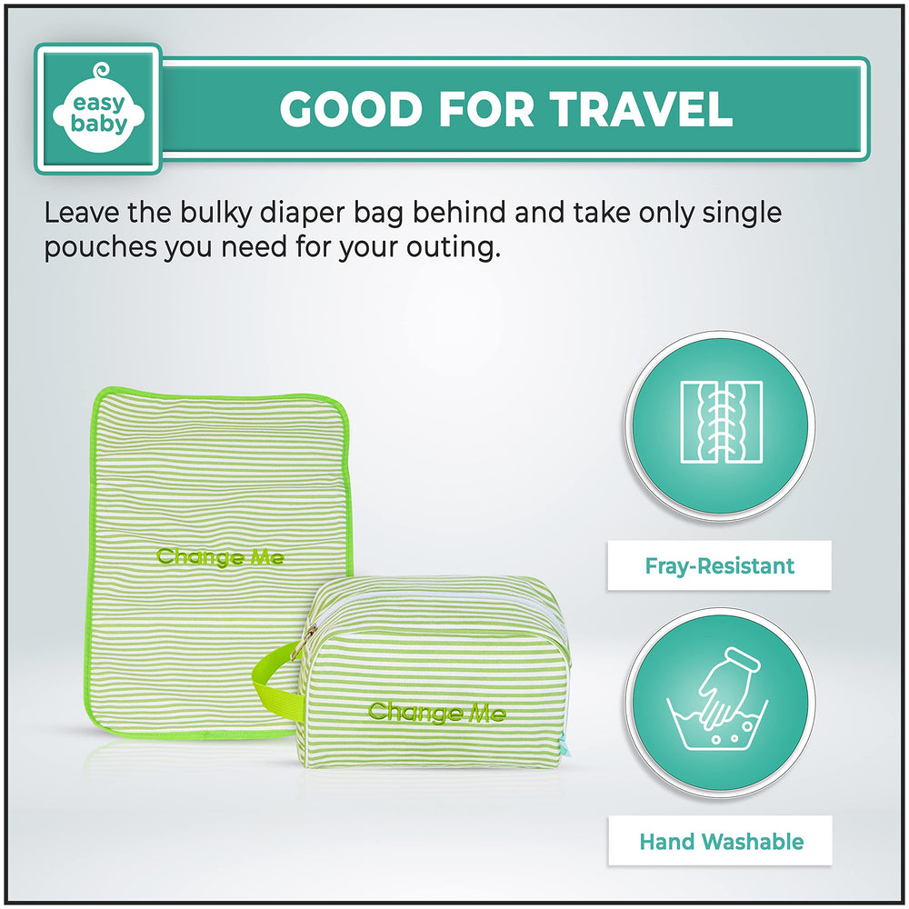 Easy Baby compact tote with pouches for quick grab-and-go trips.