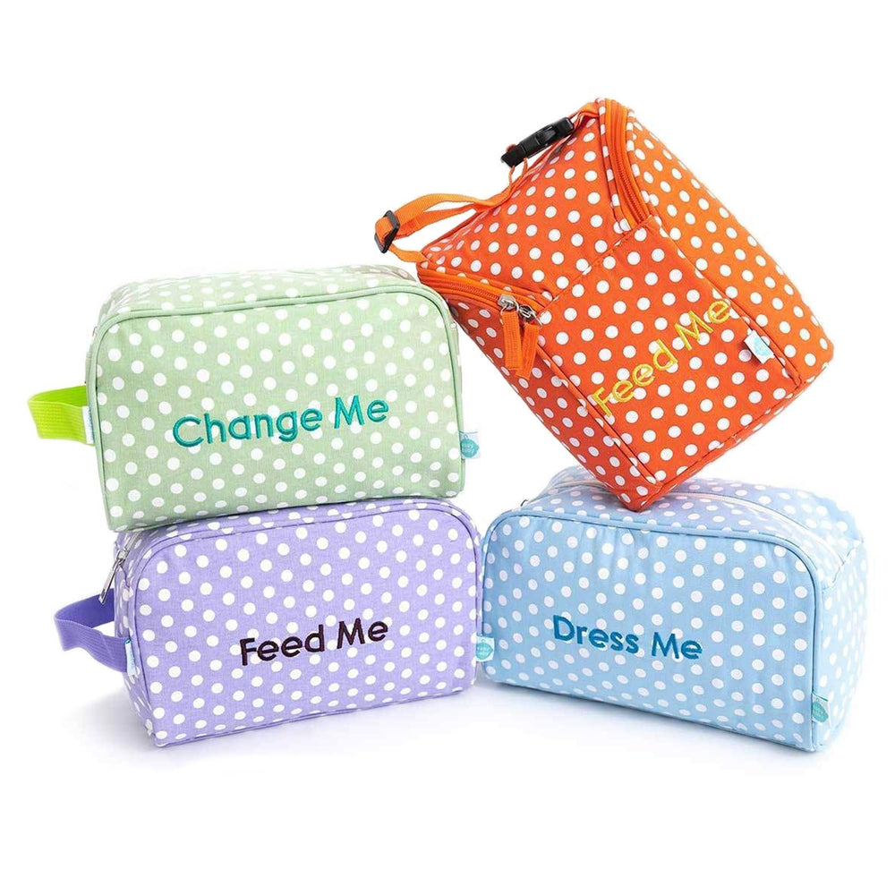 Easy Baby Laguna diaper organizer in use with open compartments for quick access
