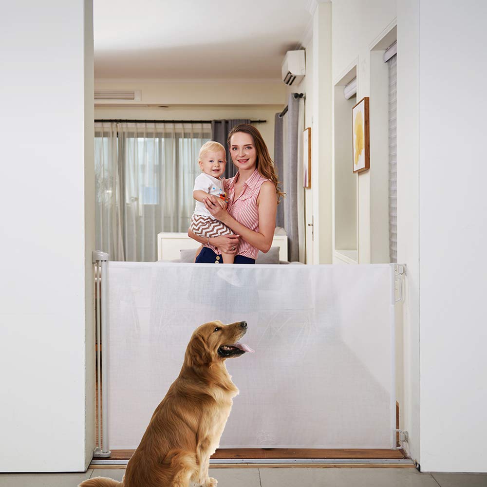 EasyBaby gate extended to 71 inches for wide openings