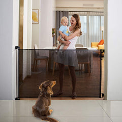 EasyBaby gate extended to 71 inch openings for large rooms and spaces.