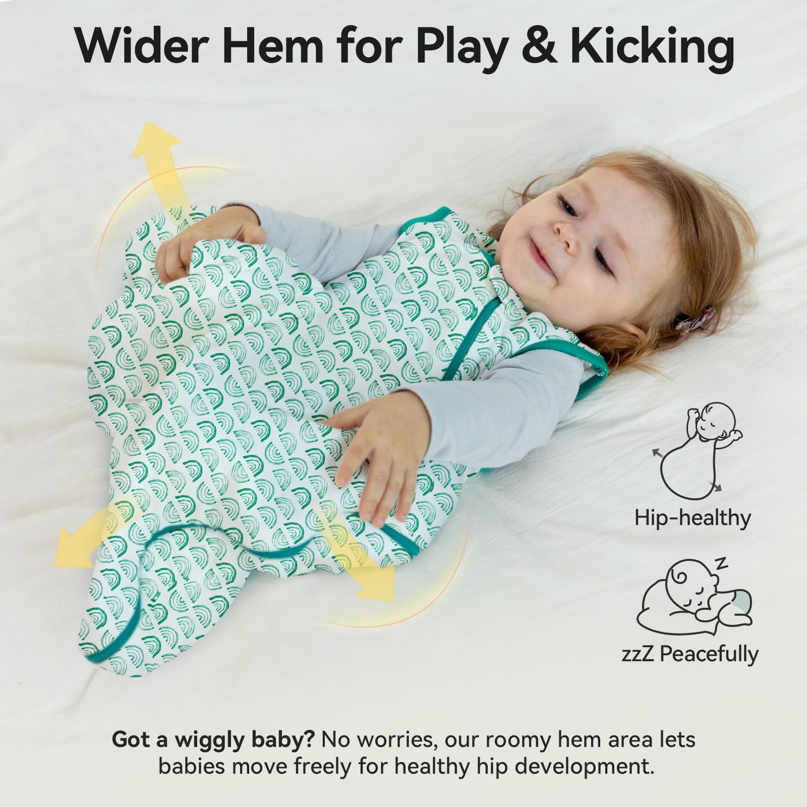 EasyFi bamboo sleep sack 1 tog all-season warmth