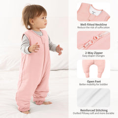 EasyFi bamboo sleep sack gray close-up fabric weave for breathable moisture-wicking comfort