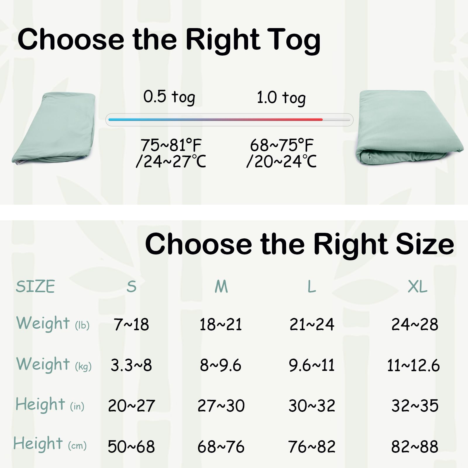 EasyFi two-pack bamboo sleep sacks offer value and consistent warmth.