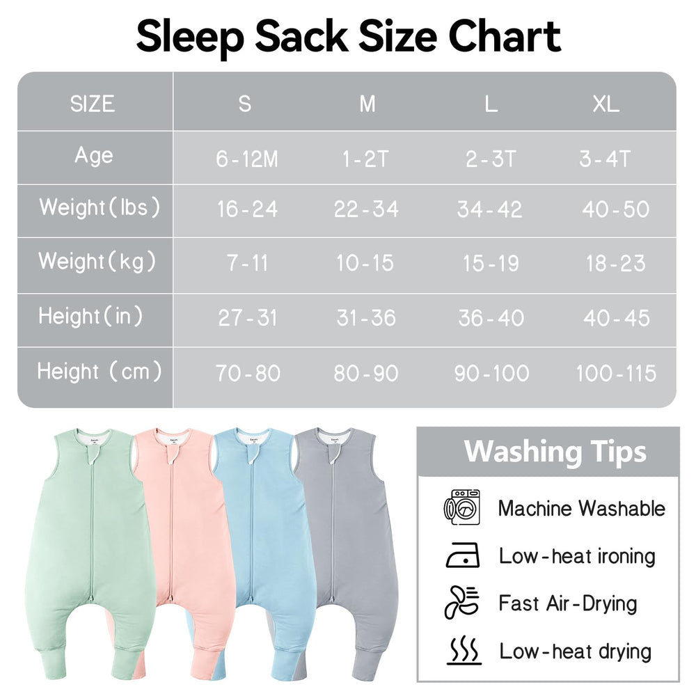 EasyFi machine-washable sleep sack simplifies post-use cleaning.